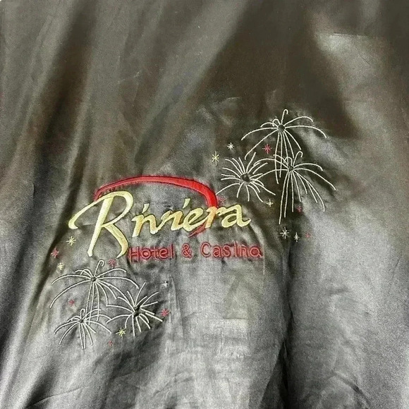 Vintage Riviera Hotel And Casino Satin Jacket Size XXL - Picture 4 of 7